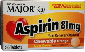 Aspirin, Tab Chewable Compare to St. Joseph®, #7 .. .  .  